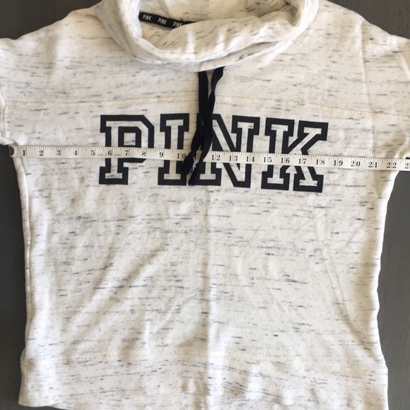 PINK Cowl Neck Pullover Sweatshirt, size Medium 🖤 - Picture 8 of 16